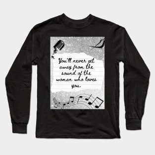 Silver Springs Fleetwood Mac Song Lyrics Print Long Sleeve T-Shirt